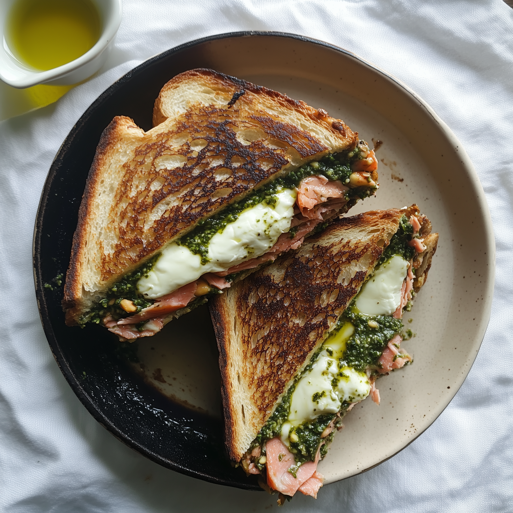 Smoked Salmon Grilled Cheese